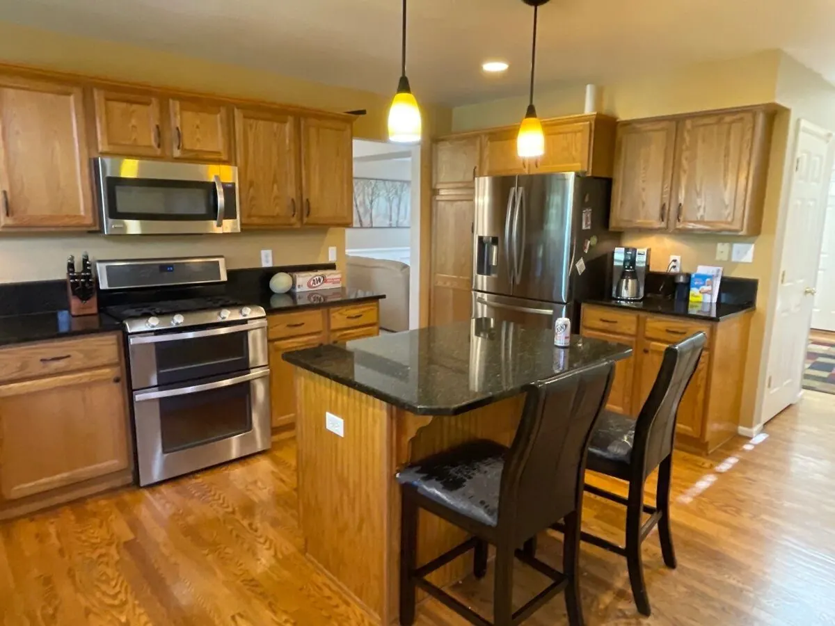 Denver kitchen cabinets before repainting
